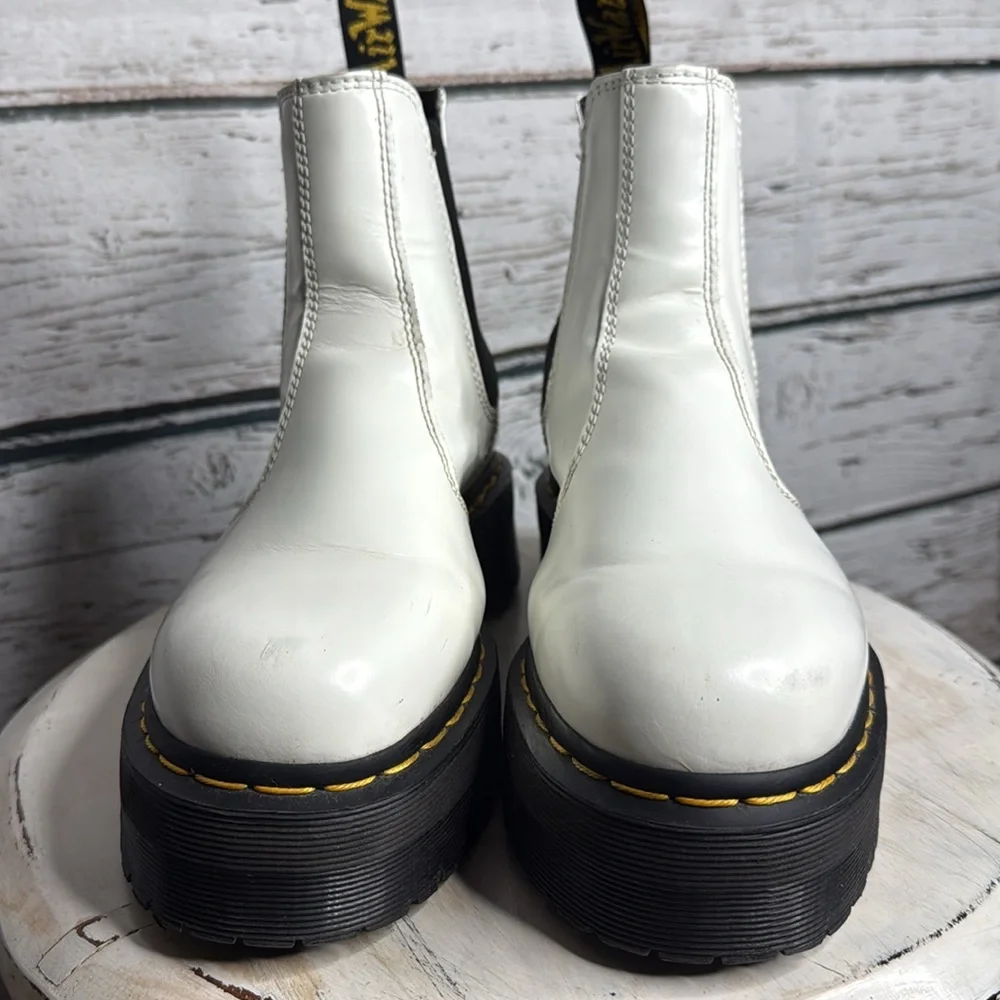 Dr. Martens Smooth Leather Chelsea 2976 Quad unisex Boots 7M 8W - Picture 5 of 11